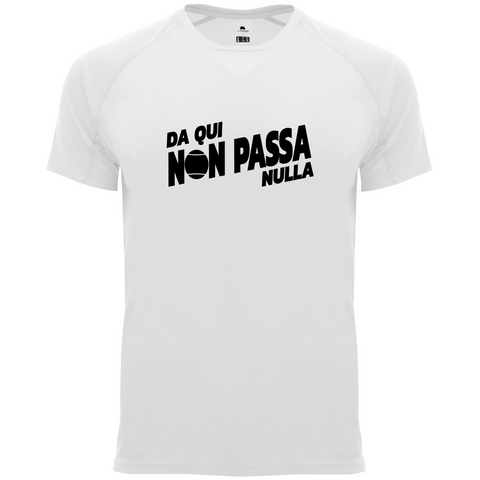 maglietta t-shirt- Da qui non passa nulla personalizzabile