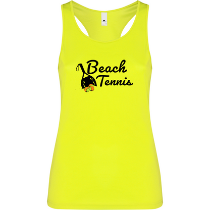 Canottiera Tecnica Donna - Beach Tennis sabbia Personalizzazione