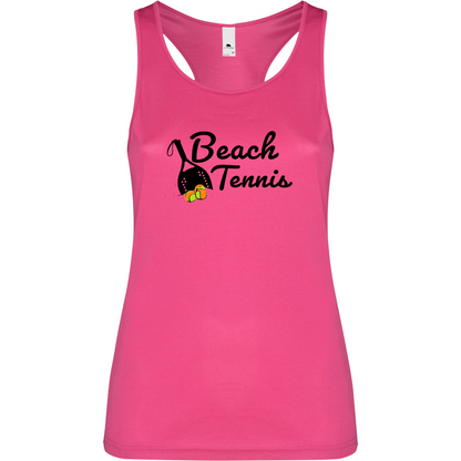Canottiera Tecnica Donna - Beach Tennis sabbia Personalizzazione