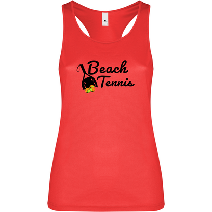 Canottiera Tecnica Donna - Beach Tennis sabbia Personalizzazione