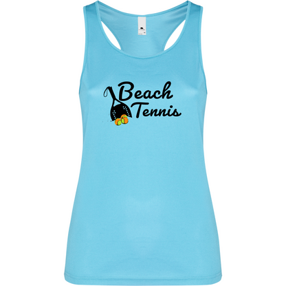 Canottiera Tecnica Donna - Beach Tennis sabbia Personalizzazione