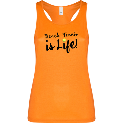 Canottiera Tecnica Donna - Life is Beach Tennis Personalizzazione