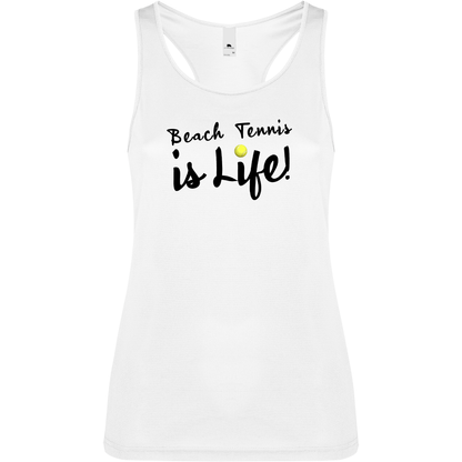 Canottiera Tecnica Donna - Life is Beach Tennis Personalizzazione