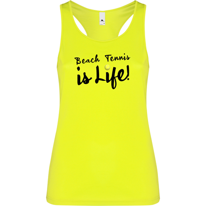 Canottiera Tecnica Donna - Life is Beach Tennis Personalizzazione