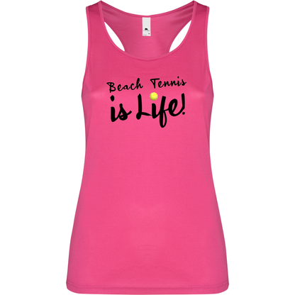 Canottiera Tecnica Donna - Life is Beach Tennis Personalizzazione
