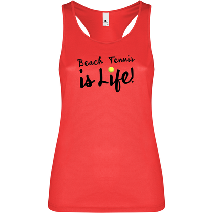 Canottiera Tecnica Donna - Life is Beach Tennis Personalizzazione