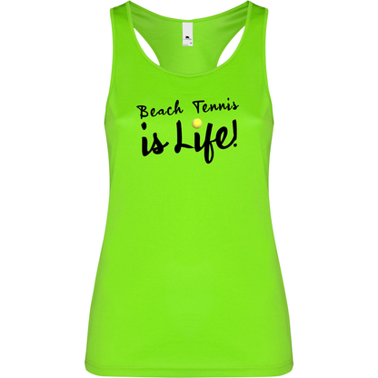 Canottiera Tecnica Donna - Life is Beach Tennis Personalizzazione