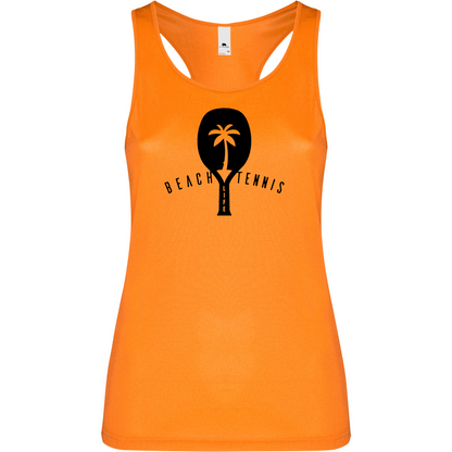 Canottiera Tecnica Donna - Beach Tennis life Palma Personalizzazione