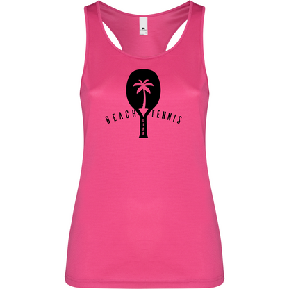 Canottiera Tecnica Donna - Beach Tennis life Palma Personalizzazione