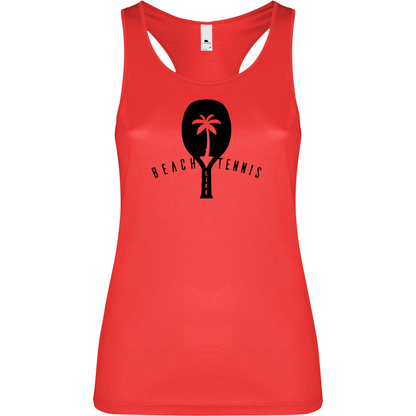 Canottiera Tecnica Donna - Beach Tennis life Palma Personalizzazione