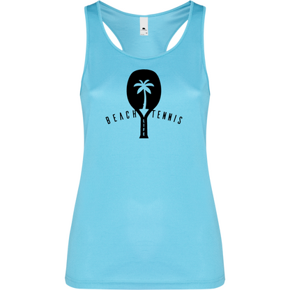 Canottiera Tecnica Donna - Beach Tennis life Palma Personalizzazione
