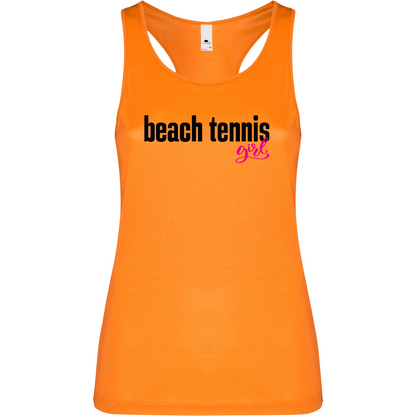 Canottiera Tecnica Donna- Beach Tennis girl Personalizzazione