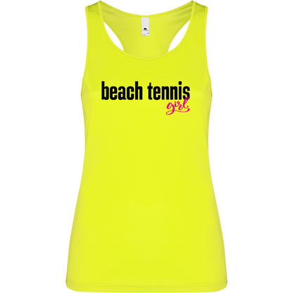 Canottiera Tecnica Donna- Beach Tennis girl Personalizzazione