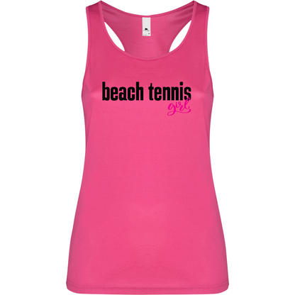Canottiera Tecnica Donna- Beach Tennis girl Personalizzazione