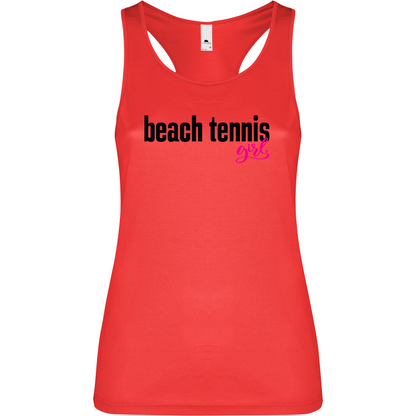 Canottiera Tecnica Donna- Beach Tennis girl Personalizzazione