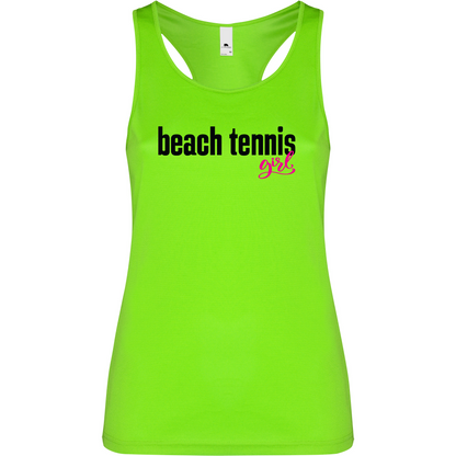 Canottiera Tecnica Donna- Beach Tennis girl Personalizzazione