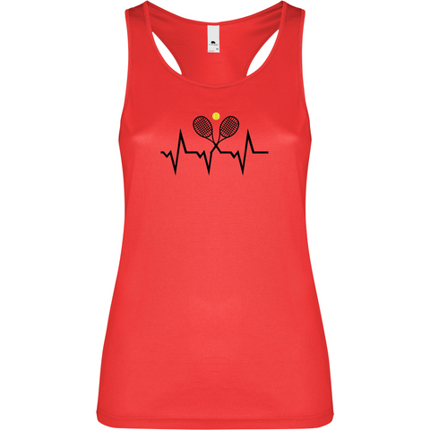 Canottiera Tecnica Donna- Beach Tennis battito Personalizzazione