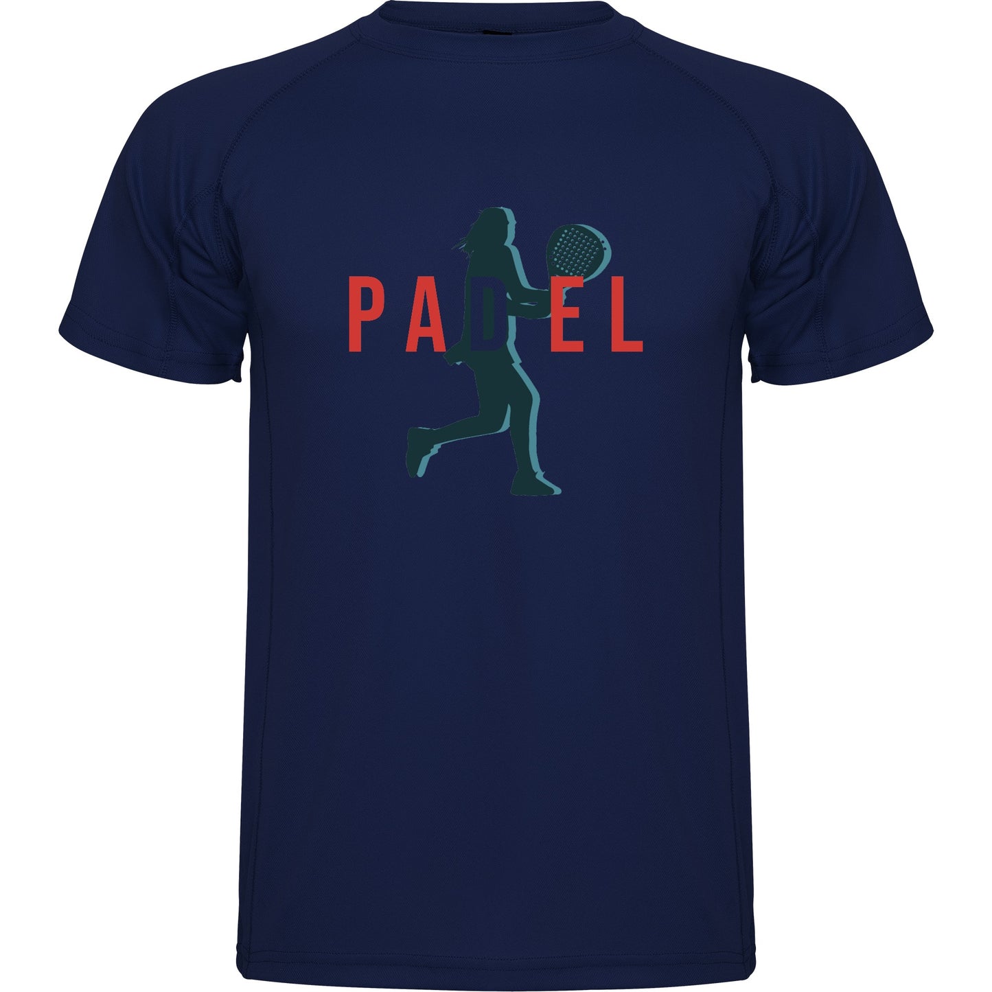 maglietta t-shirt- padel dritto donna personalizzabile