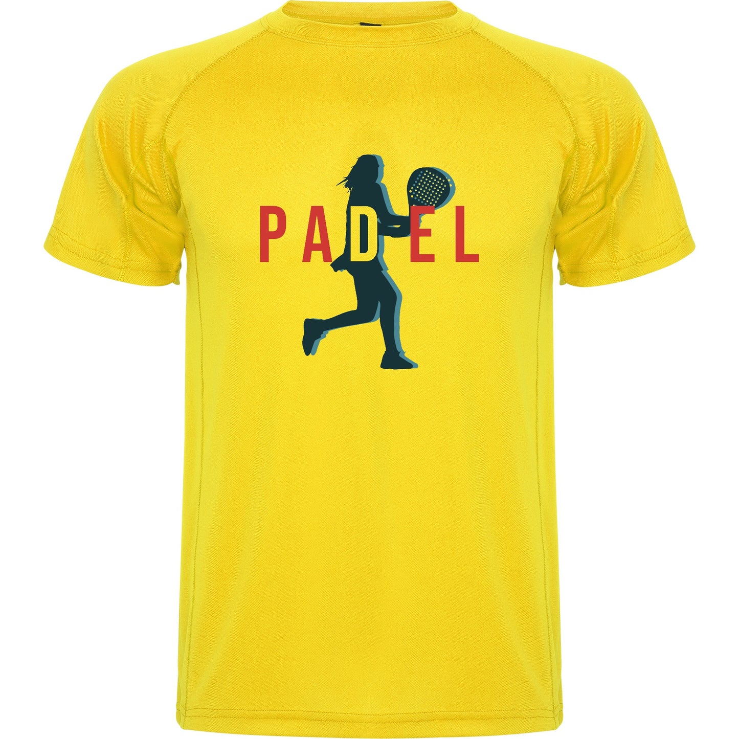 maglietta t-shirt- padel dritto donna personalizzabile