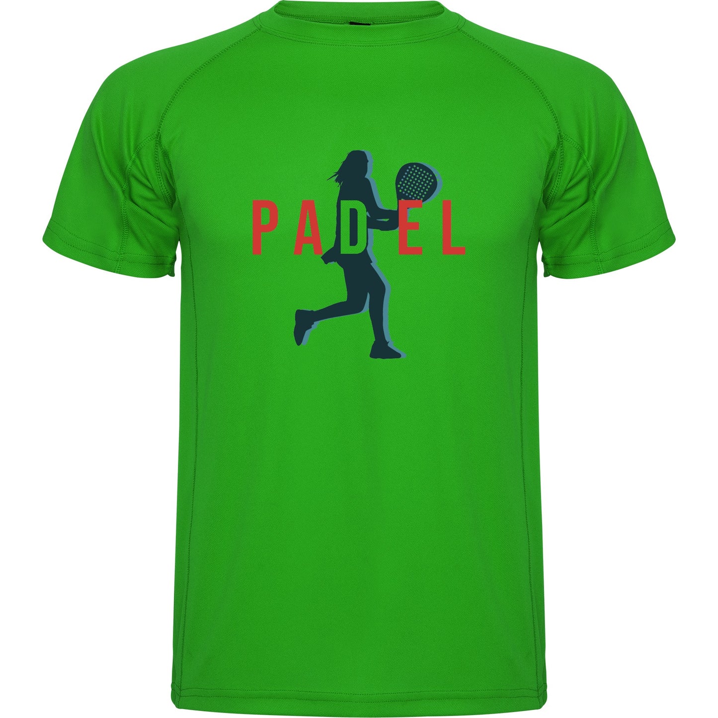 maglietta t-shirt- padel dritto donna personalizzabile