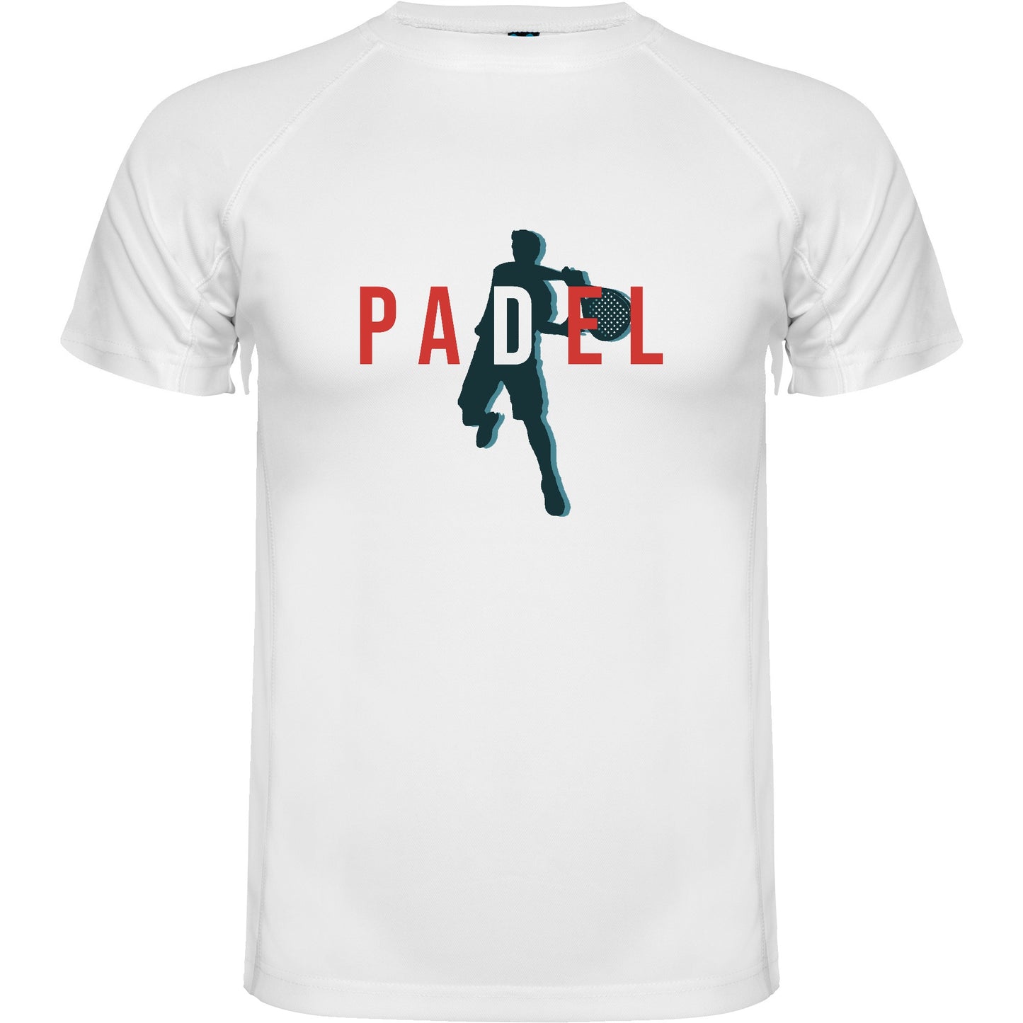 maglietta t-shirt- padel dritto uomo personalizzabile