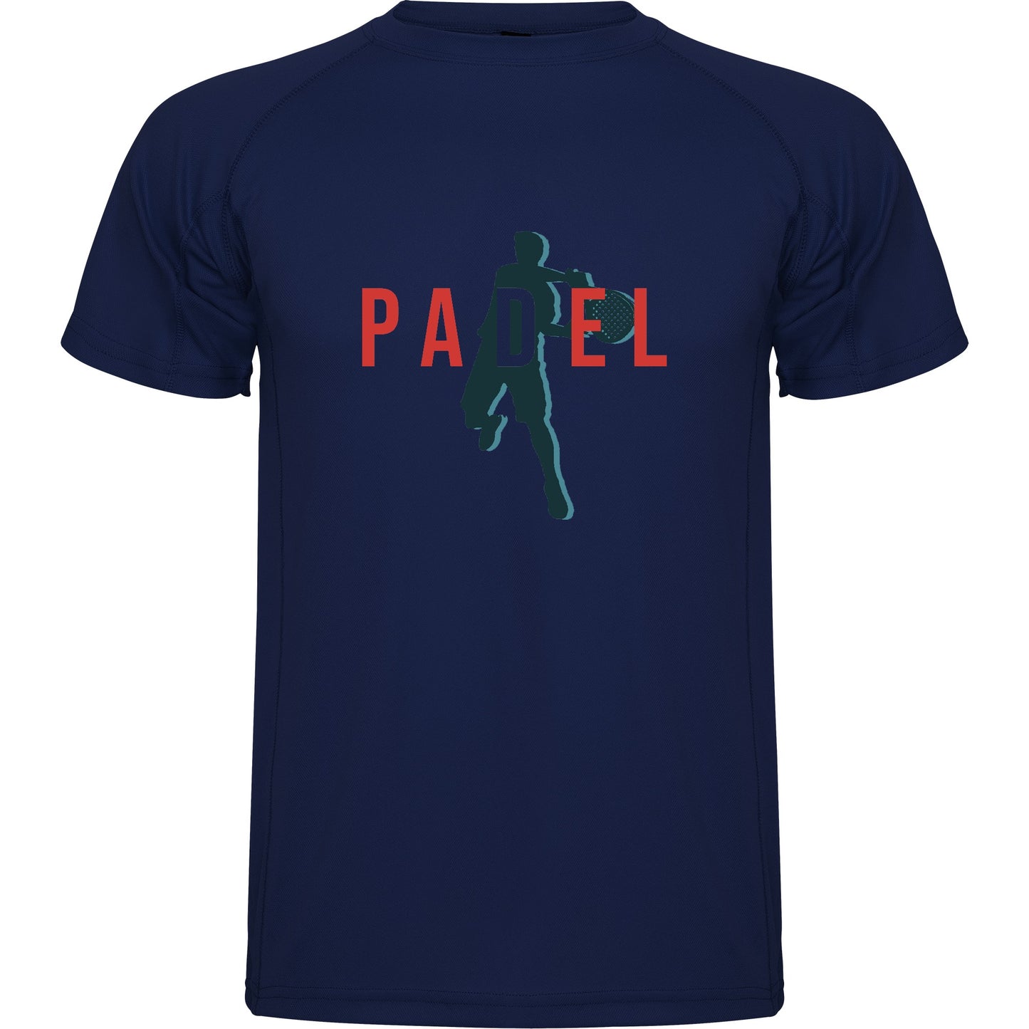 maglietta t-shirt- padel dritto uomo personalizzabile