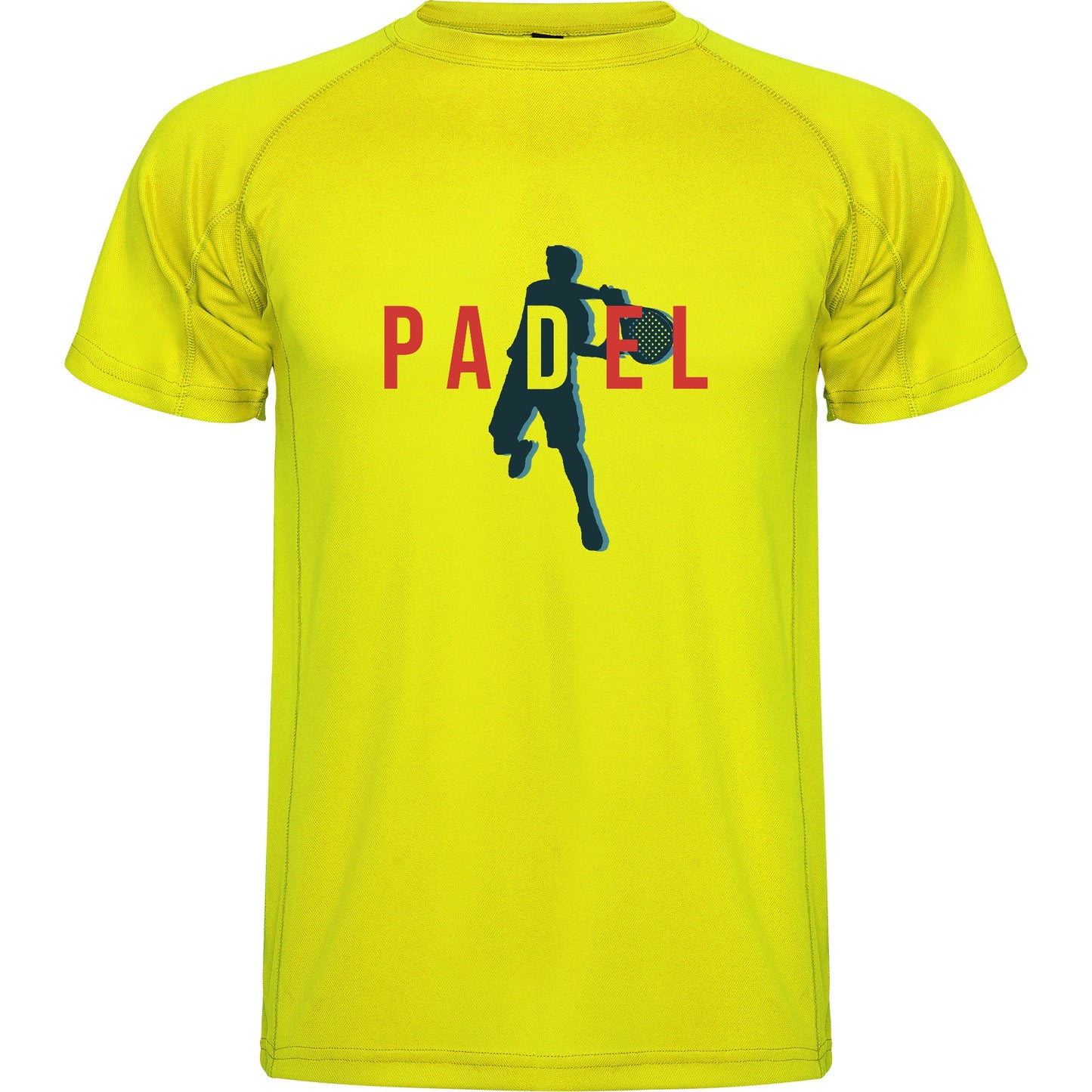 maglietta t-shirt- padel dritto uomo personalizzabile