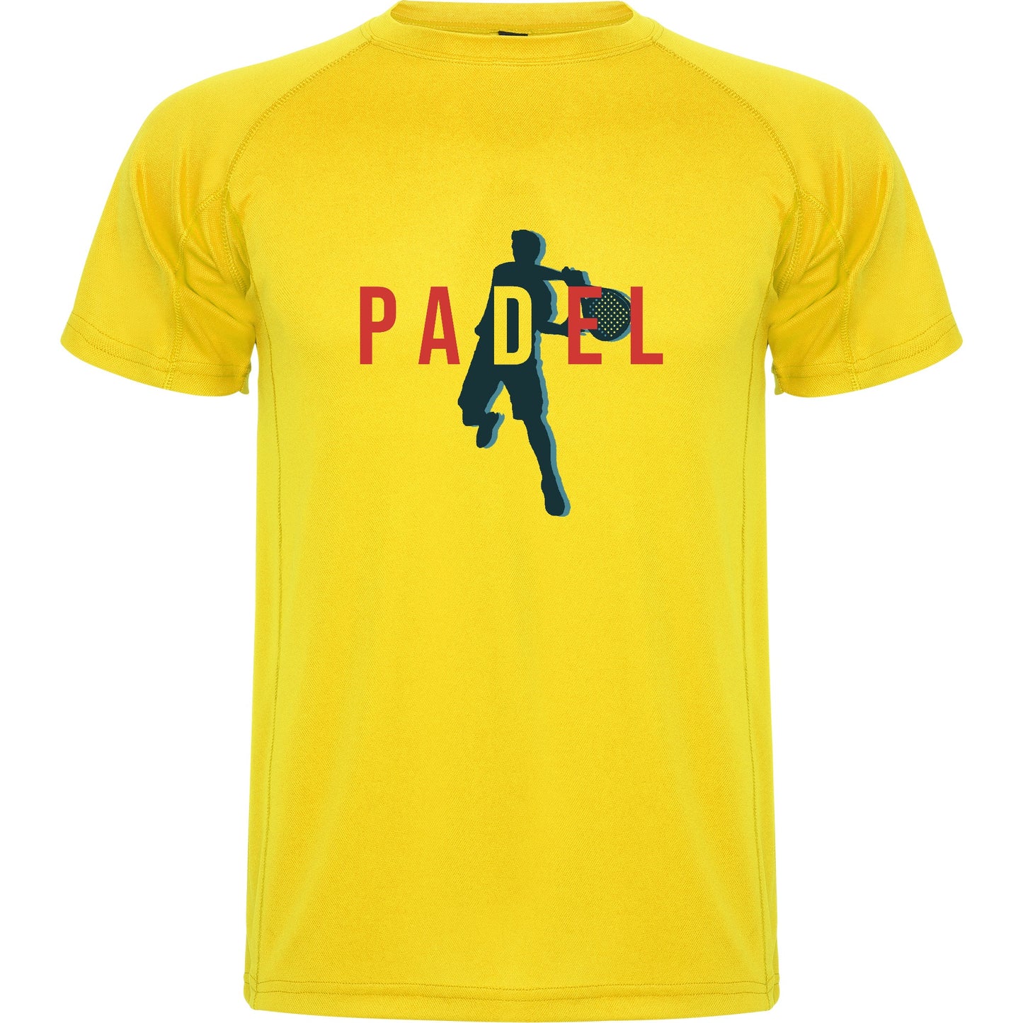 maglietta t-shirt- padel dritto uomo personalizzabile