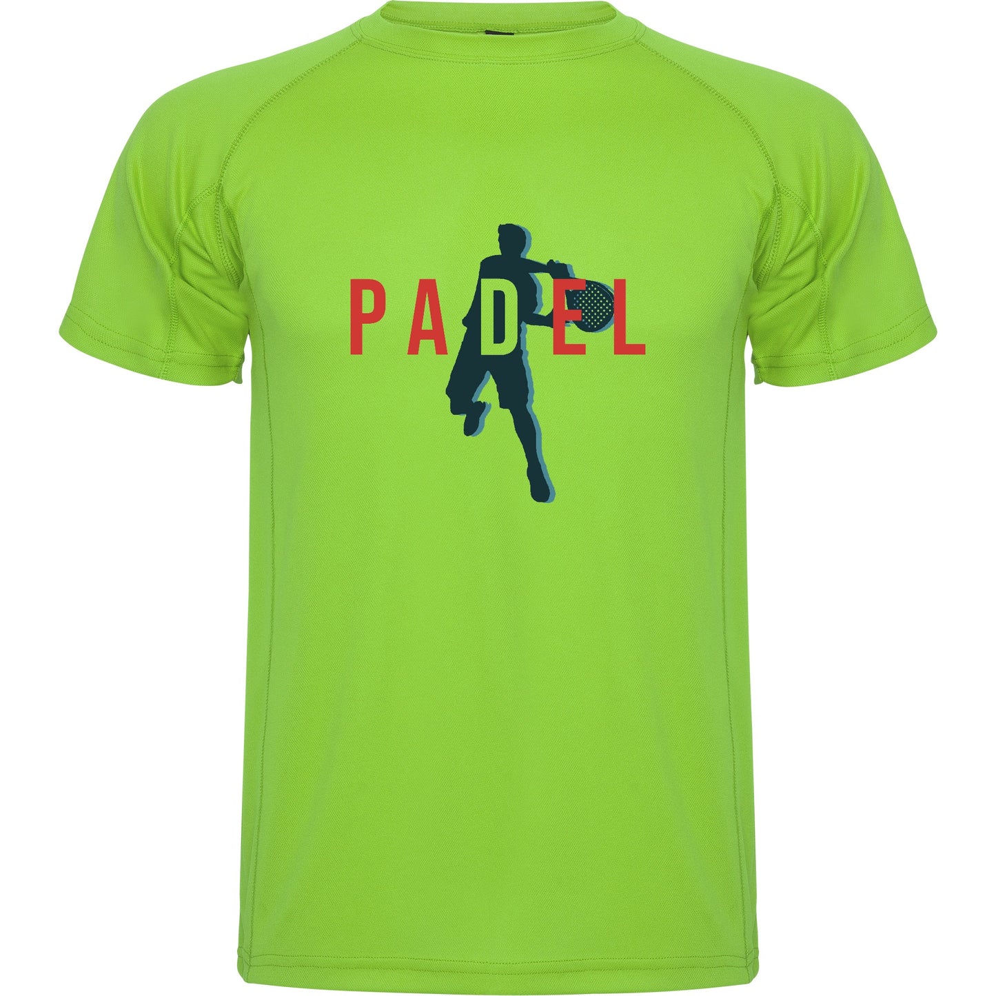 maglietta t-shirt- padel dritto uomo personalizzabile