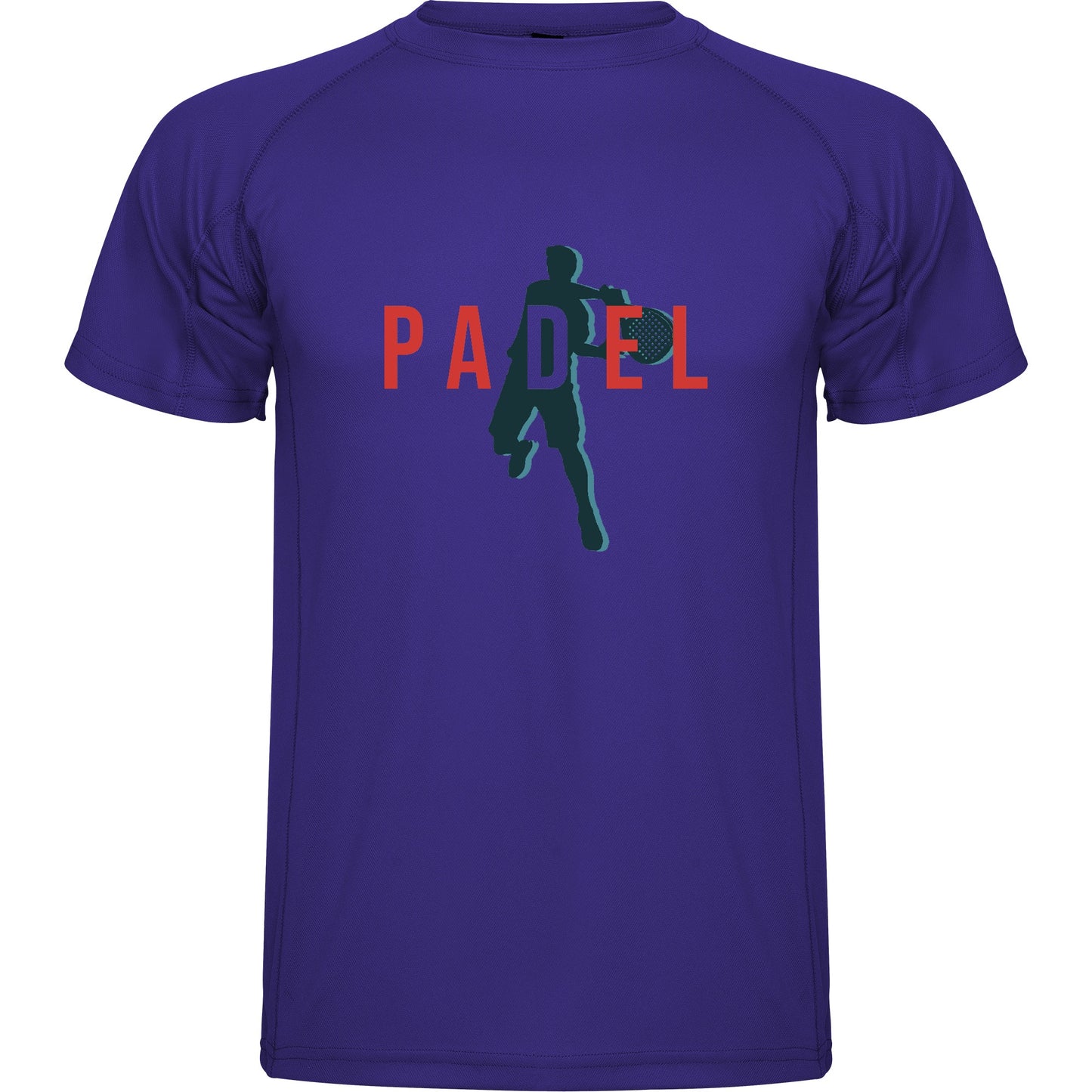 maglietta t-shirt- padel dritto uomo personalizzabile