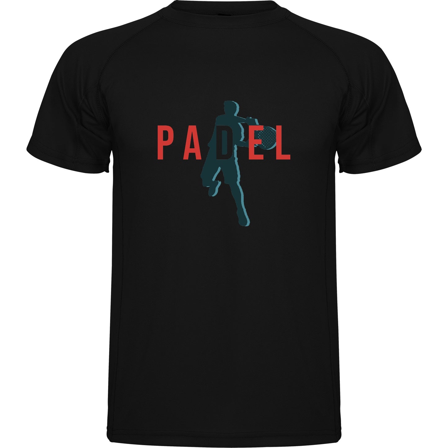 maglietta t-shirt- padel dritto uomo personalizzabile