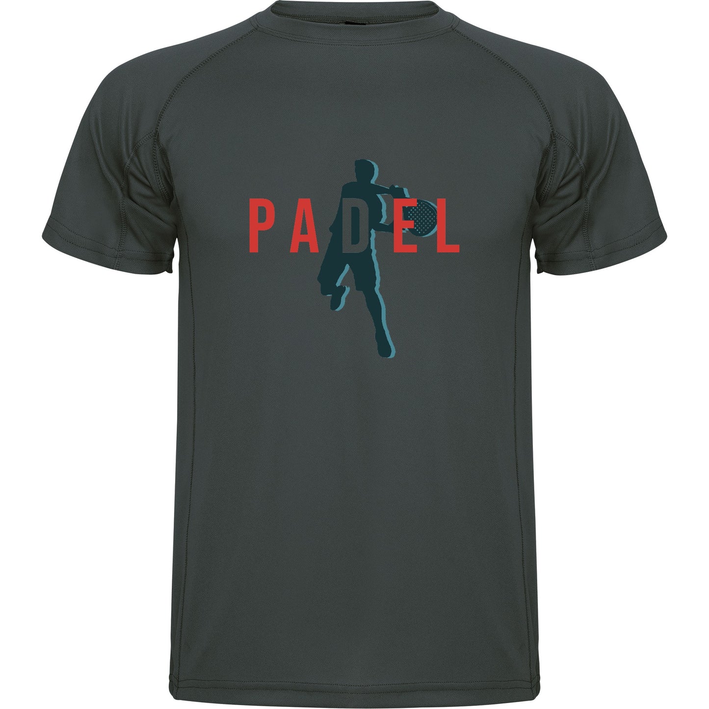 maglietta t-shirt- padel dritto uomo personalizzabile