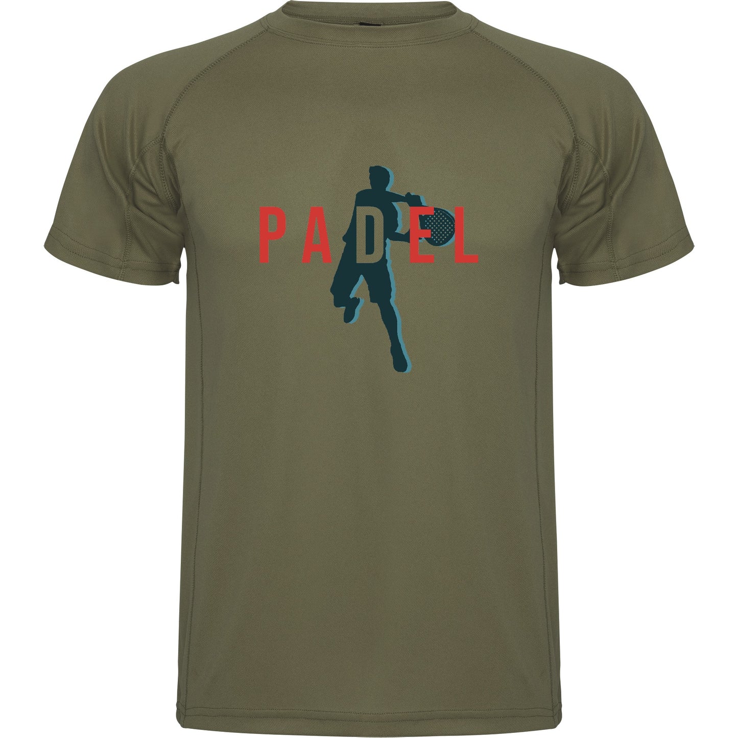 maglietta t-shirt- padel dritto uomo personalizzabile