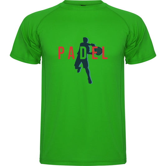 maglietta t-shirt- padel dritto uomo personalizzabile