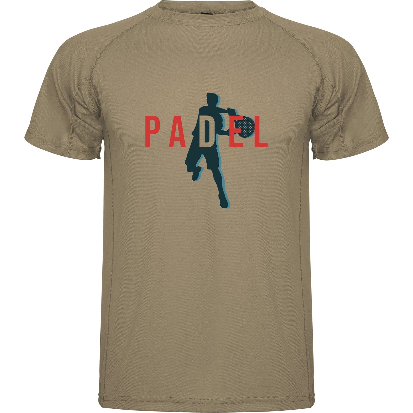 maglietta t-shirt- padel dritto uomo personalizzabile