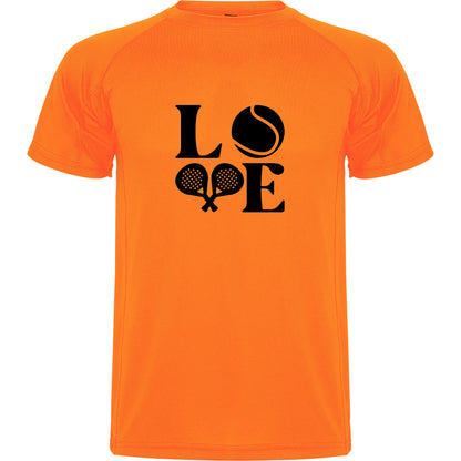 maglietta tecnica-  love padel  personalizzabile