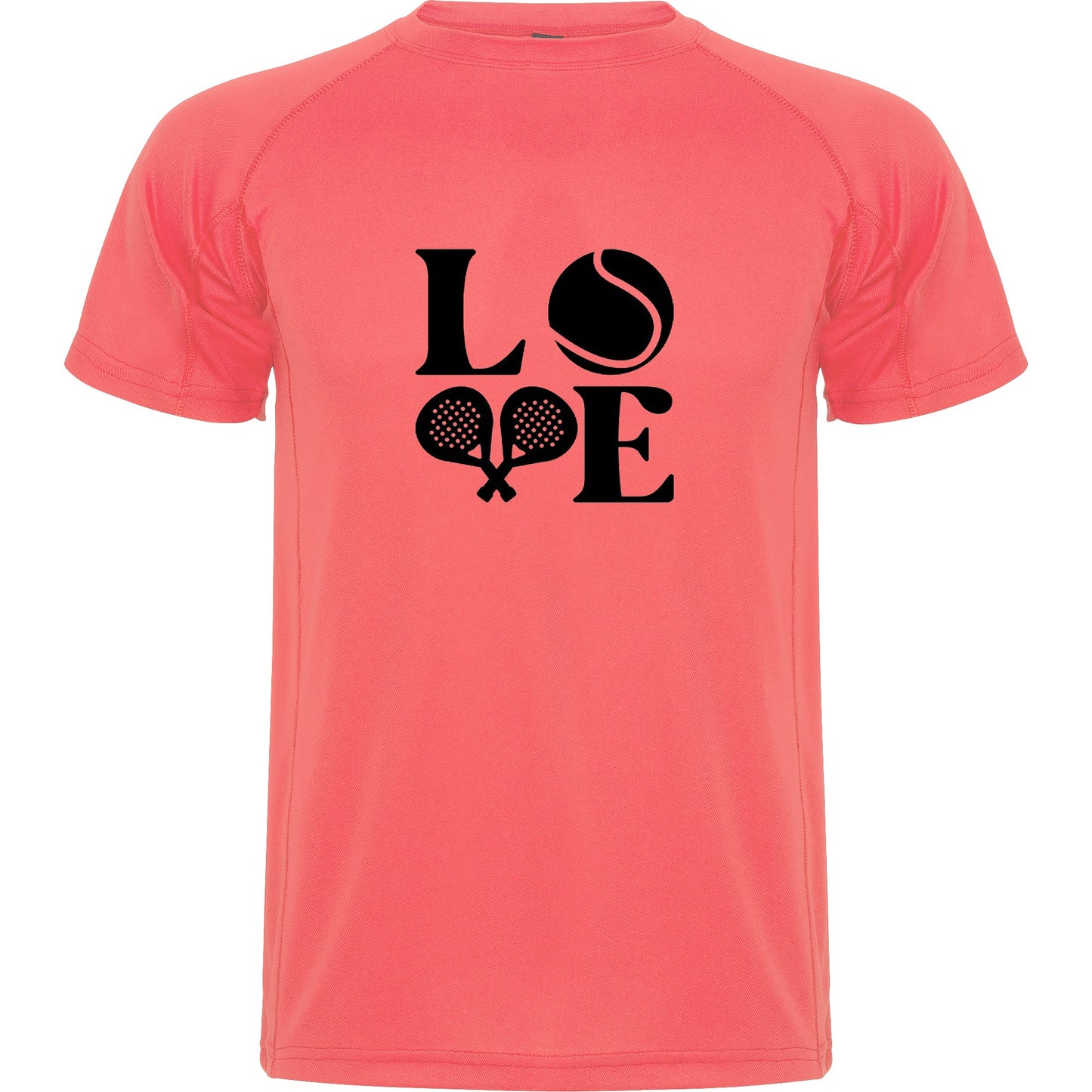 maglietta t-shirt- love padel  personalizzabile