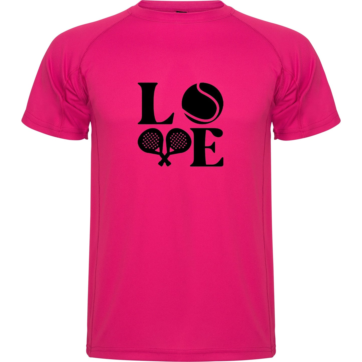 maglietta t-shirt- love padel  personalizzabile