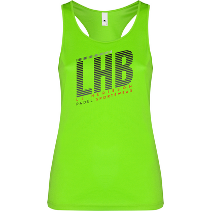 Canottiera Tecnica  Donna- LHB Logo Padel Personalizzabile