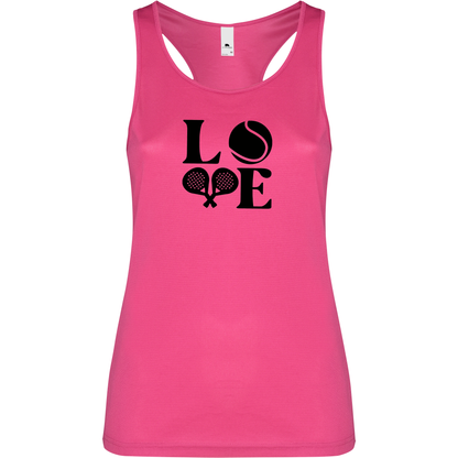 Canottiera Tecnica  Donna- Love Padel R Personalizzabile