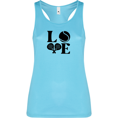 Canottiera Tecnica  Donna- Love Padel R Personalizzabile