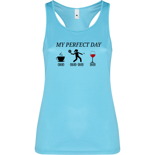 Canottiera Tecnica  Donna- My Perfect Day Personalizzazione