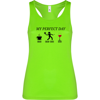 Canottiera Tecnica  Donna- My Perfect Day Personalizzazione