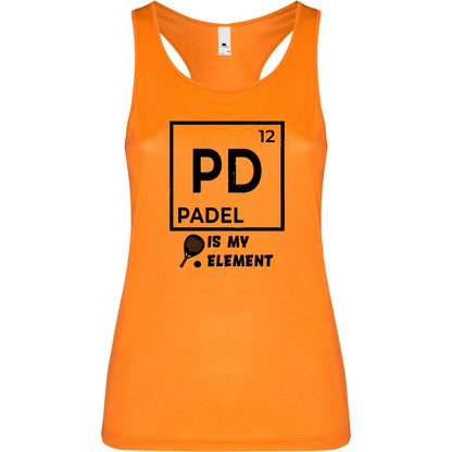 Canottiera Tecnica  Donna- Padel Is My Element Personalizzazione