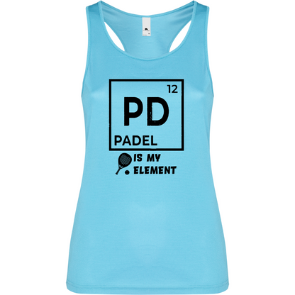 Canottiera Tecnica  Donna- Padel Is My Element Personalizzazione