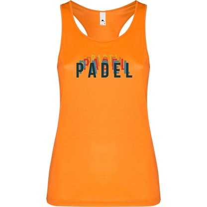 Canottiera Tecnica  Donna- Padel multicolor Personalizzazione