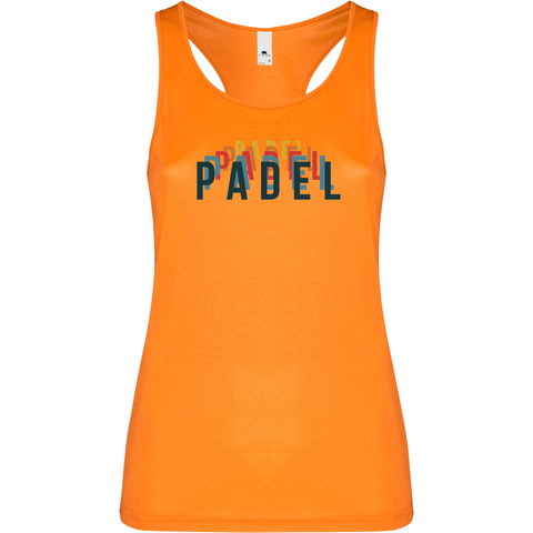 Canottiera Tecnica  Donna- Padel multicolor Personalizzazione