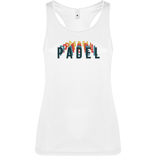 Canottiera Tecnica  Donna- Padel multicolor Personalizzazione