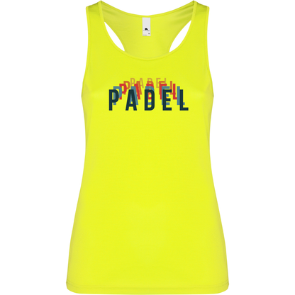 Canottiera Tecnica  Donna- Padel multicolor Personalizzazione