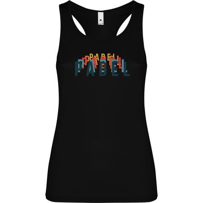 Canottiera Tecnica  Donna- Padel multicolor Personalizzazione